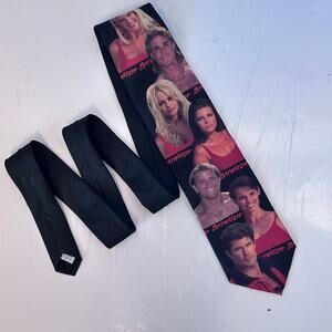Vintage Baywatch Ralph Marlin Novelty Necktie 90s TV Show Pop Culture